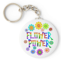 FLOWER POWER KEYCHAINS
