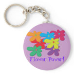 Flower Power Keychain