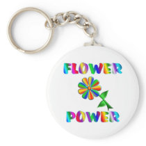 Flower Power Keychains