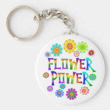FLOWER POWER KEYCHAINS