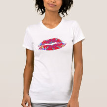 Flower Power Lips T-shirts