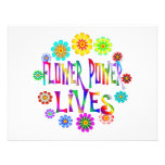 Flower Power Lives Personalized Invitations