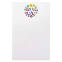 Flower Power Lives Stationery Design