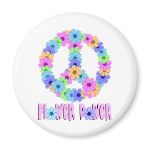 Flower Power magnets by gayliberal Flower Power magnets