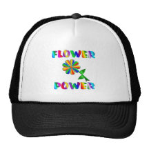 Flower Power Mesh Hats