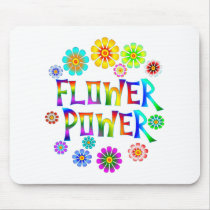 FLOWER POWER MOUSE PADS