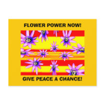 FLOWER POWER NOW! postcards by Clarence_Jones FLOWER POWER NOW! postcards