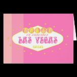 Flower Power Party In Las Vegas Card cards