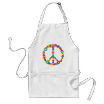 Flower Power Peace Aprons