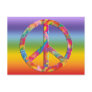 Flower Power Peace | chakren color Postcards