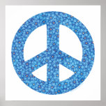 Flower Power Peace Sign Print