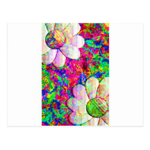 FLOWER POWER POST CARD