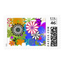 Flower Power! postage by Caiwilsh Flower Power! postage