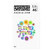FLOWER POWER POSTAGE STAMP