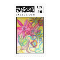 Flower Power postage