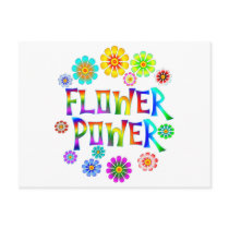 FLOWER POWER POSTCARD