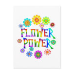 FLOWER POWER POSTCARD