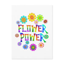 FLOWER POWER POSTCARD