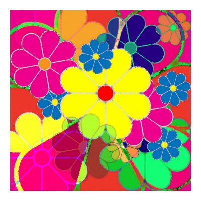 flower power print by jimwhitehd