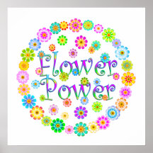 Flower power posters