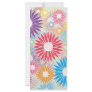 Flower Power Print Custom Rack Cards