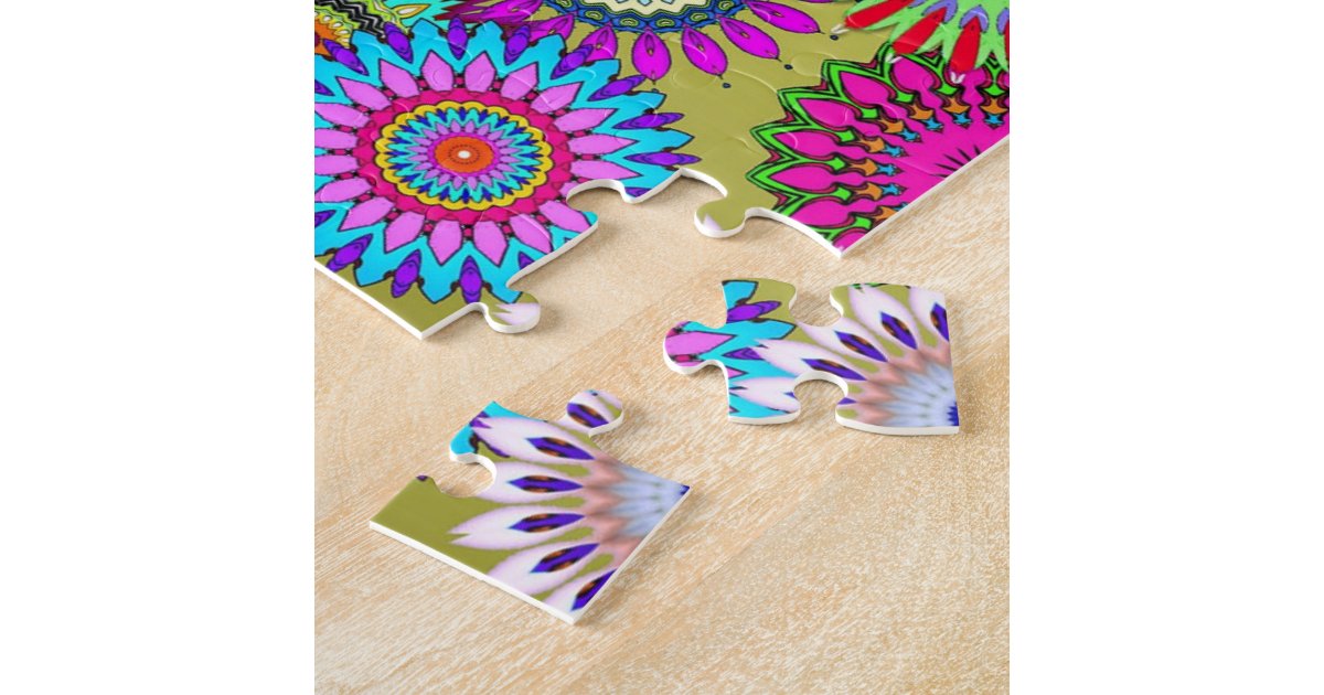 Flower Power Puzzle Zazzle