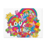 Flower Power Rainbow Postcards