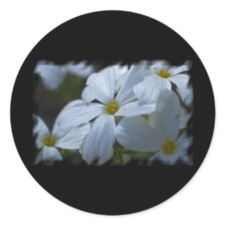 Flower Power Round Stickers