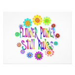 Flower Power Rules Invitations