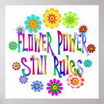 Flower Power Rules Poster
