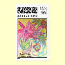 Flower Power S. Bracha 5768 stamps