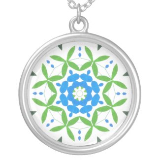 Flower Power Silver-plate Necklace