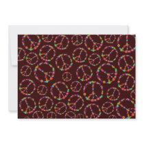 Flower Power Skully Peace Personalized Announcements