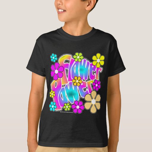 Flower Power T Shirt Zazzle