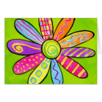 Flower Power Thank You cards