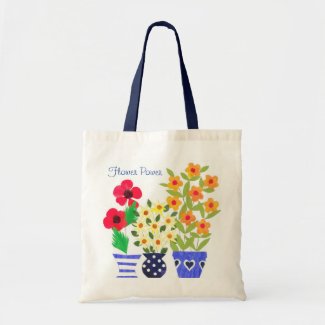 'Flower Power' Tote Bag bag