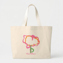 Flower Power Tote Bags