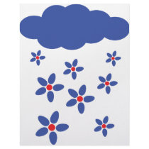 flower rain icon letterhead