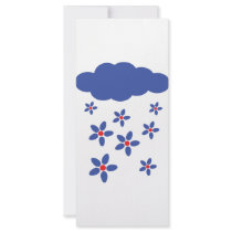flower rain icon rack cards