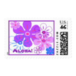 Flower Rain Tropical Stamps