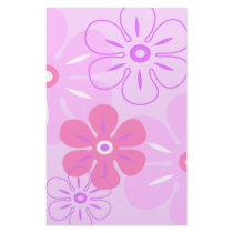 Flower Rain Tropical Stationary Personalized Stationery