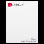 Flower - Red Camelia letterhead