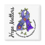 Flower Ribbon 4 Hope Matters Ankylosing Spondyliti Fridge Magnets