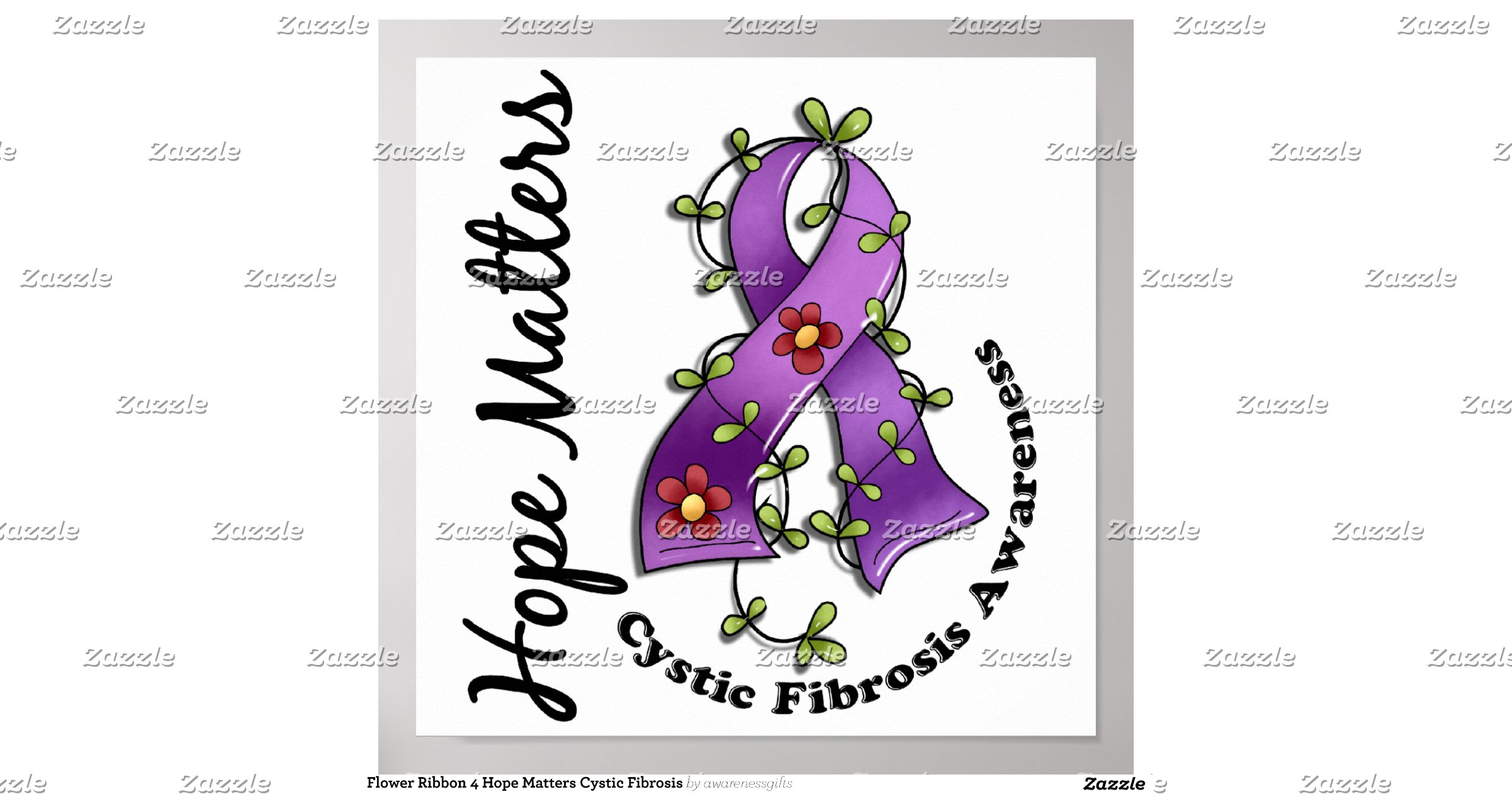 Flowerribbon4hopematterscysticfibrosisposter Ra828c94af6204448ae92944d99708a58wad8byvr 