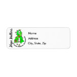 Flower Ribbon 4 Hope Matters Lyme Disease Return Address Label