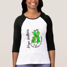 Flower Ribbon 4 Hope Matters Lyme Disease Tshirts