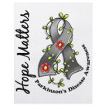 Flower Ribbon 4 Hope Matters Parkinson's Disease flyers