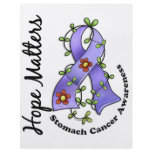 Flower Ribbon 4 Hope Matters Stomach Cancer flyers