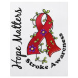 Flower Ribbon 4 Hope Matters Stroke Flyer Design