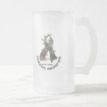 Flower Ribbon DIABETES AWARENESS T-Shirts & Gifts Coffee Mug